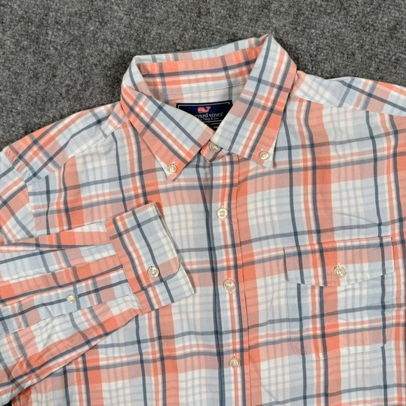 Vineyard Vines Other - Vineyard Vines Slim Fit Crosby Shirt Medium Plaid Button Down Long‎ Sleeve Men's